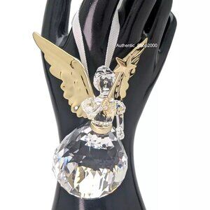 SWAROVSKI CRYSTAL HOLIDAY MAGIC ORNAMENT ANGEL 5657008 - Boxed